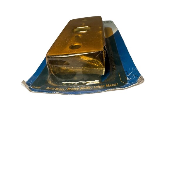 First Watch Door Dash Edge Guard Solid Brass 2020-PB Fits 1-3/4” Doors- Vintage - Picture 4 of 6